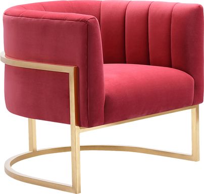 Maggie Lane I Hot Pink Accent Chair