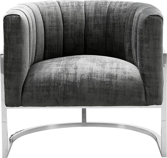 Maggie Lane II Gray Accent Chair - Thumbnail - Image 2