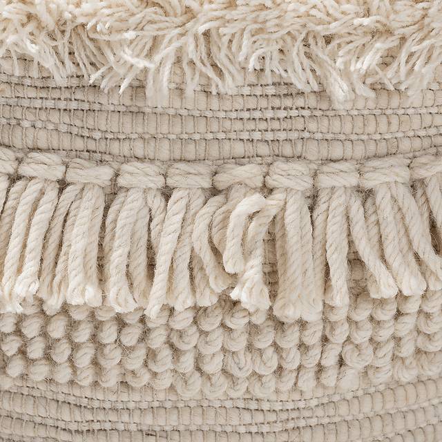 Magill Court Beige Pouf - Thumbnail - Image 3