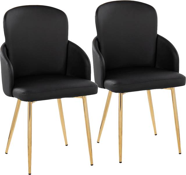 Maglista I Black Dining Chair Set of 2 - Thumbnail - Image 1