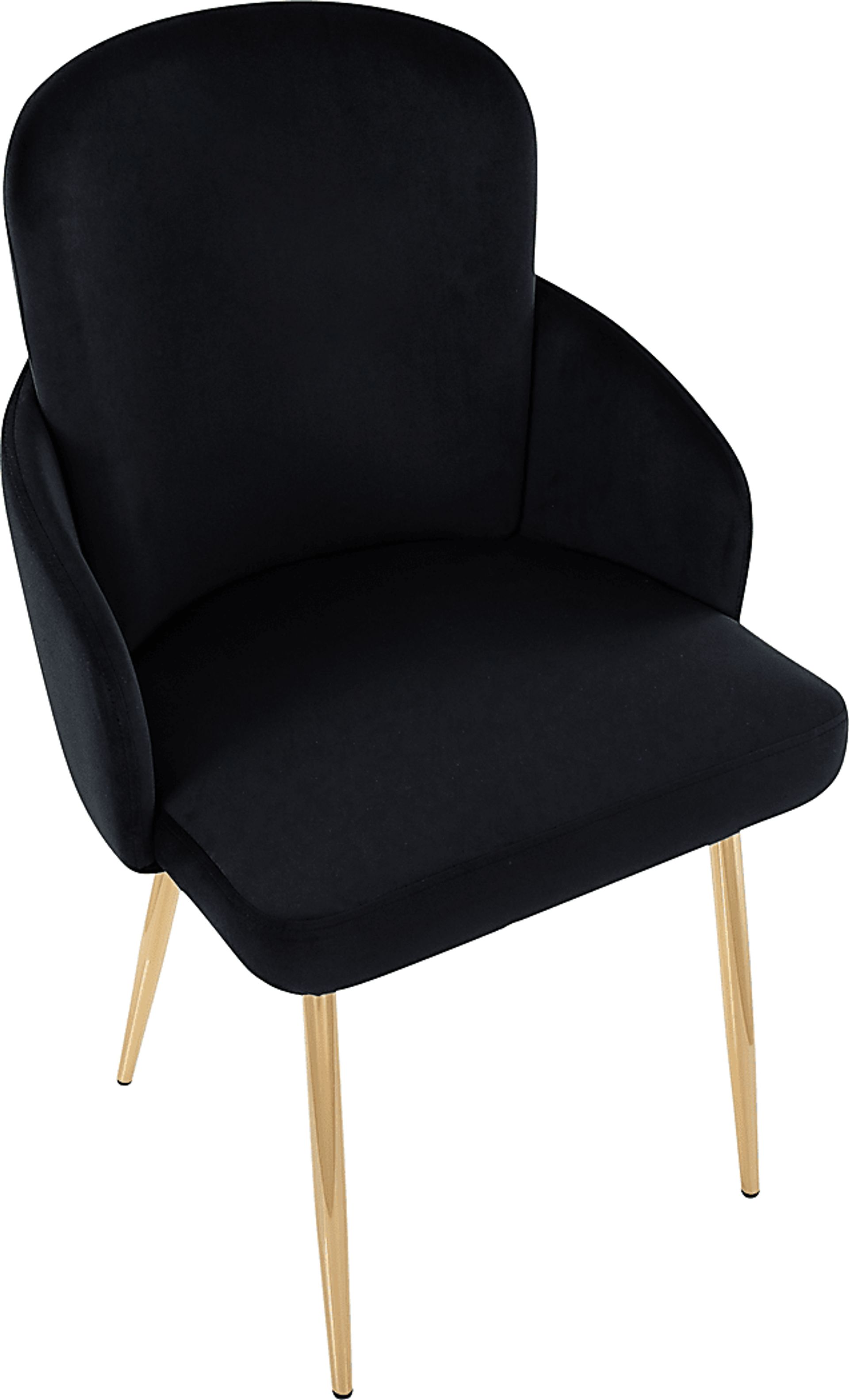 Maglista I Black Velvet Dining Chair Set of 2 - Image 2