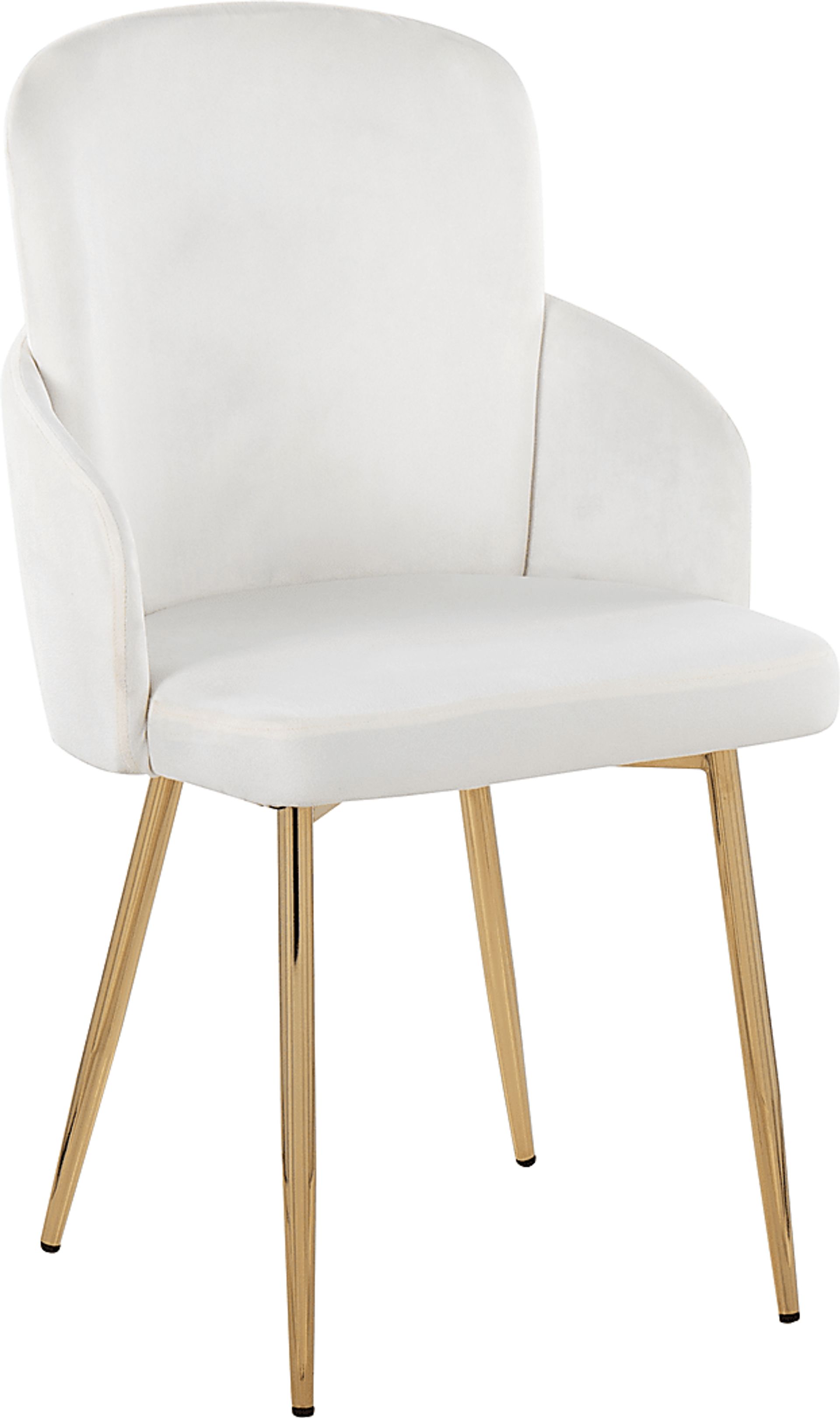 Maglista I Cream Velvet Dining Chair Set of 2 - Image 2