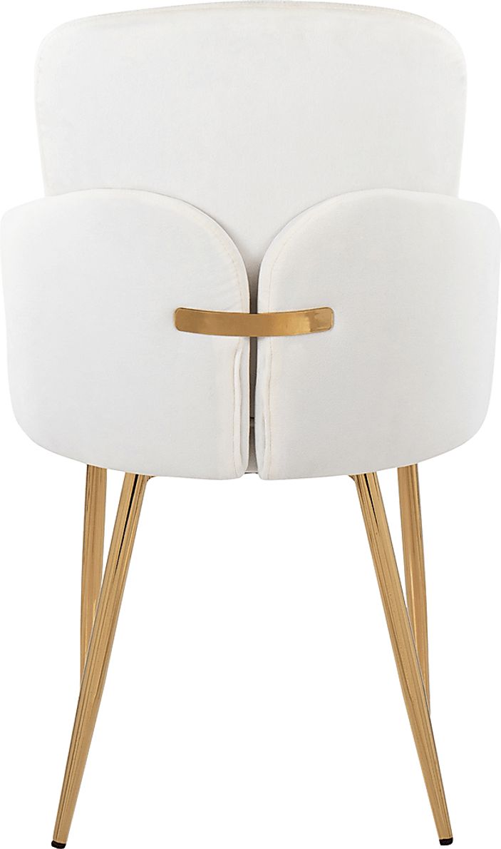 Maglista I Cream Velvet Dining Chair Set of 2 Rooms To Go