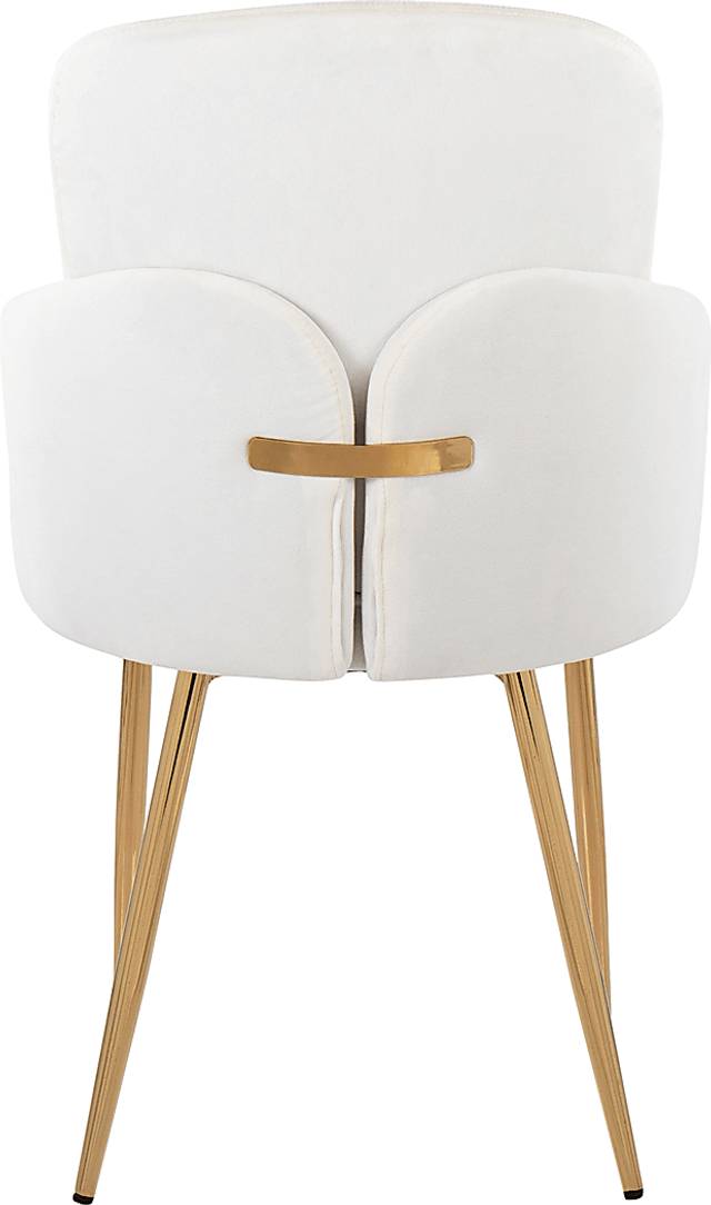 Maglista I Cream Velvet Dining Chair Set of 2 - Thumbnail - Image 5