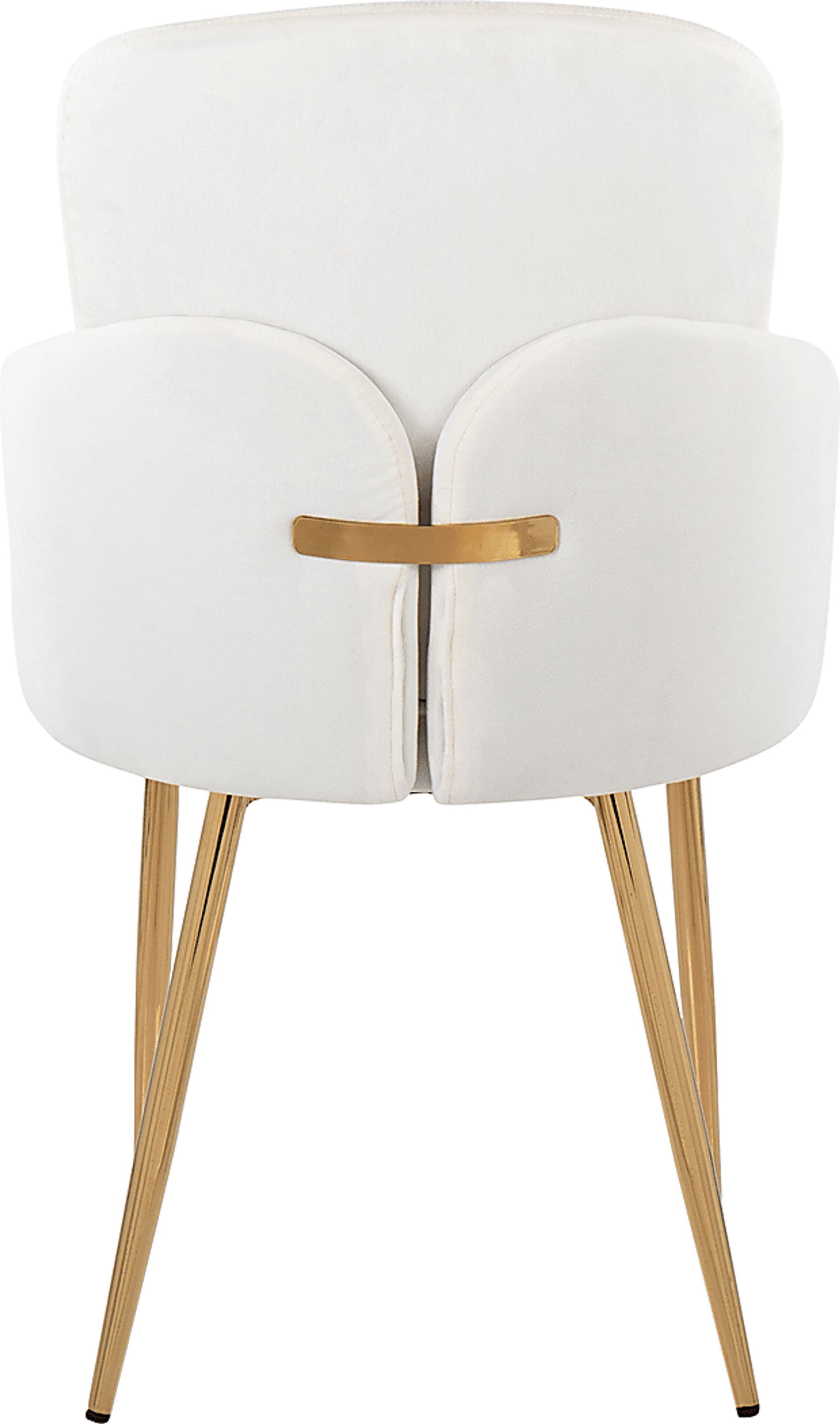 Maglista I Cream Velvet Dining Chair Set of 2 - Image 5