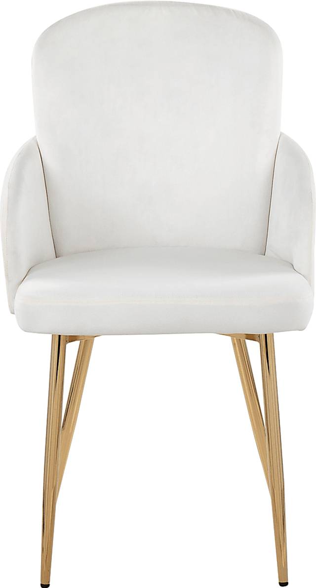 Maglista I Cream Velvet Dining Chair Set of 2 - Thumbnail - Image 6