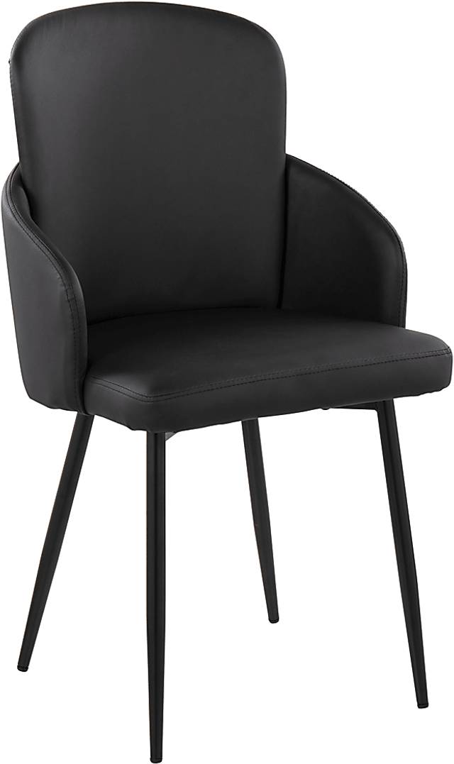 Maglista II Black Dining Chair Set of 2 - Thumbnail - Image 2