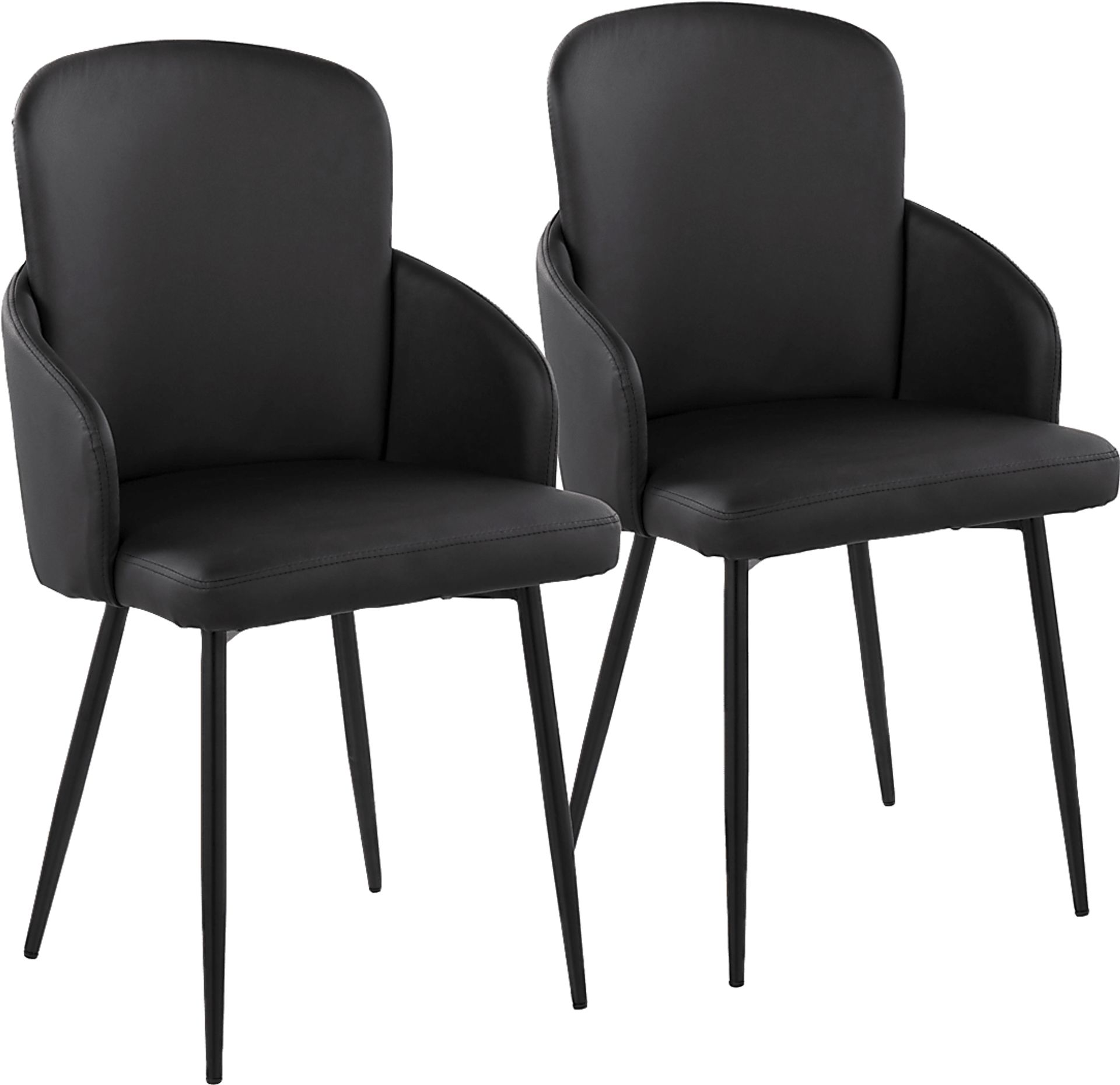 Maglista II Black Dining Chair Set of 2 - Image 1