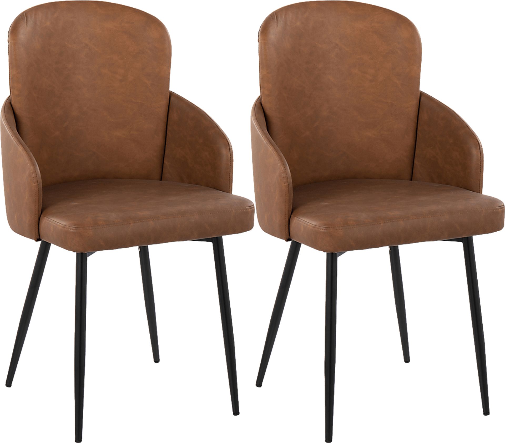 Maglista II Camel Dining Chair Set of 2 - Image 1