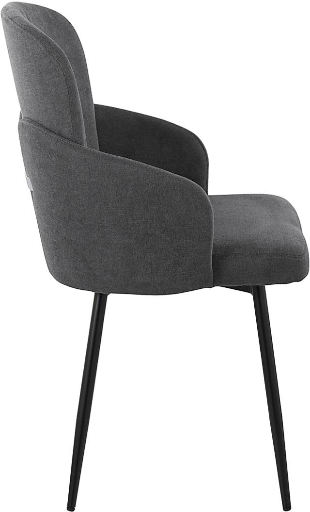 Maglista II Dark Gray Dining Chair Set of 2 - Thumbnail - Image 3