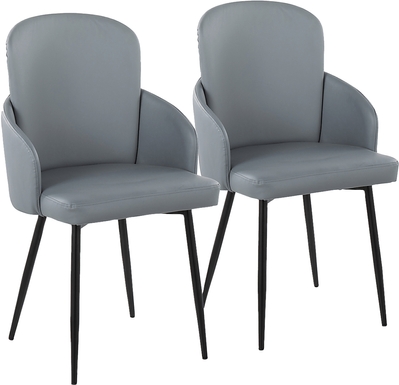 Maglista II Gray Dining Chair Set of 2