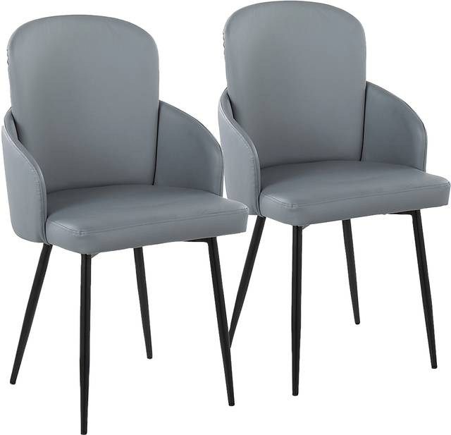 Maglista II Gray Dining Chair Set of 2 - Thumbnail - Image 1