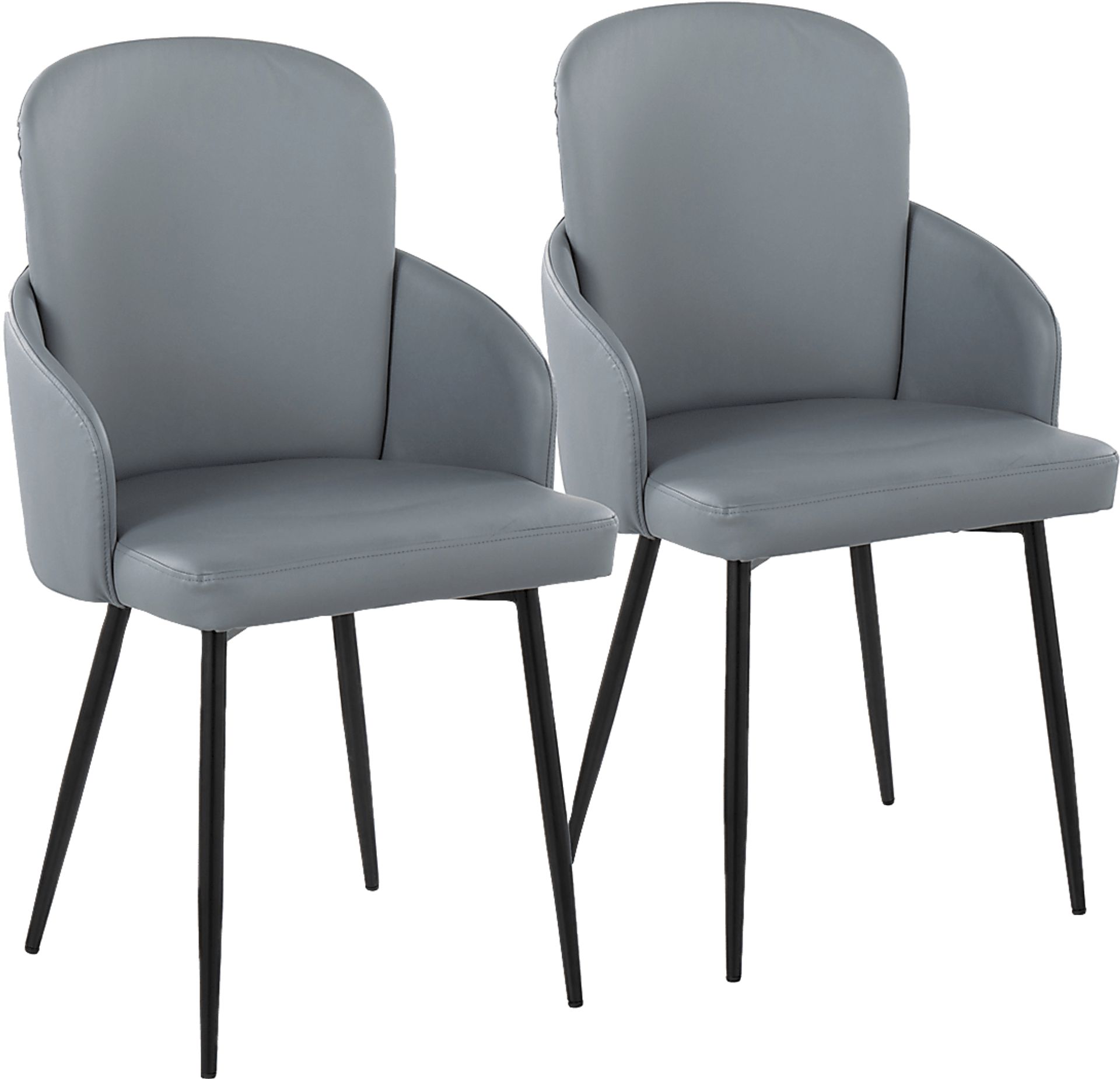 Maglista II Gray Dining Chair Set of 2 - Image 1