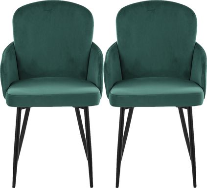 Maglista II Green Dining Chair Set of 2