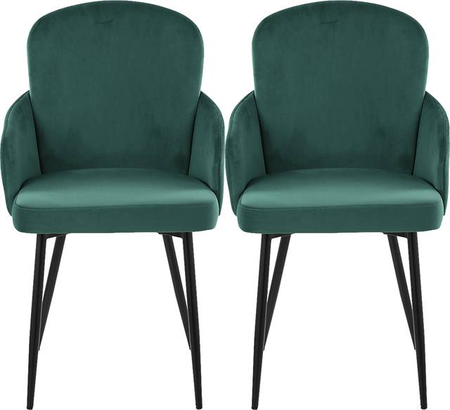 Maglista II Green Dining Chair Set of 2 - Thumbnail - Image 1