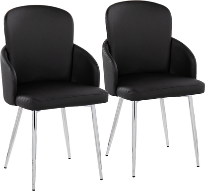 Maglista III Black Dining Chair Set of 2