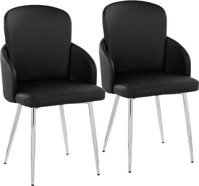 Maglista III Black Dining Chair Set of 2 - Thumbnail - Image 1