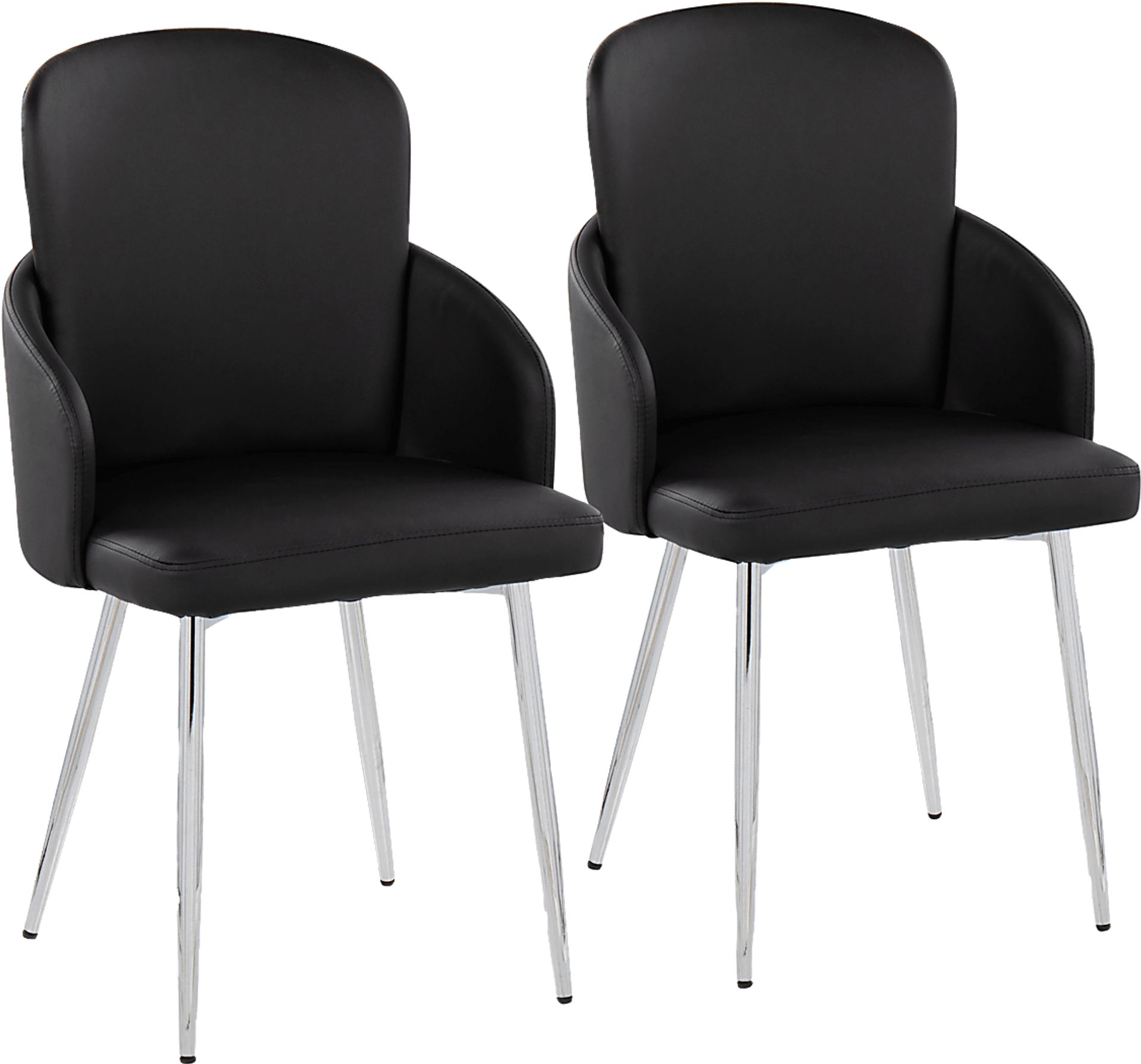 Maglista III Black Dining Chair Set of 2 - Image 1