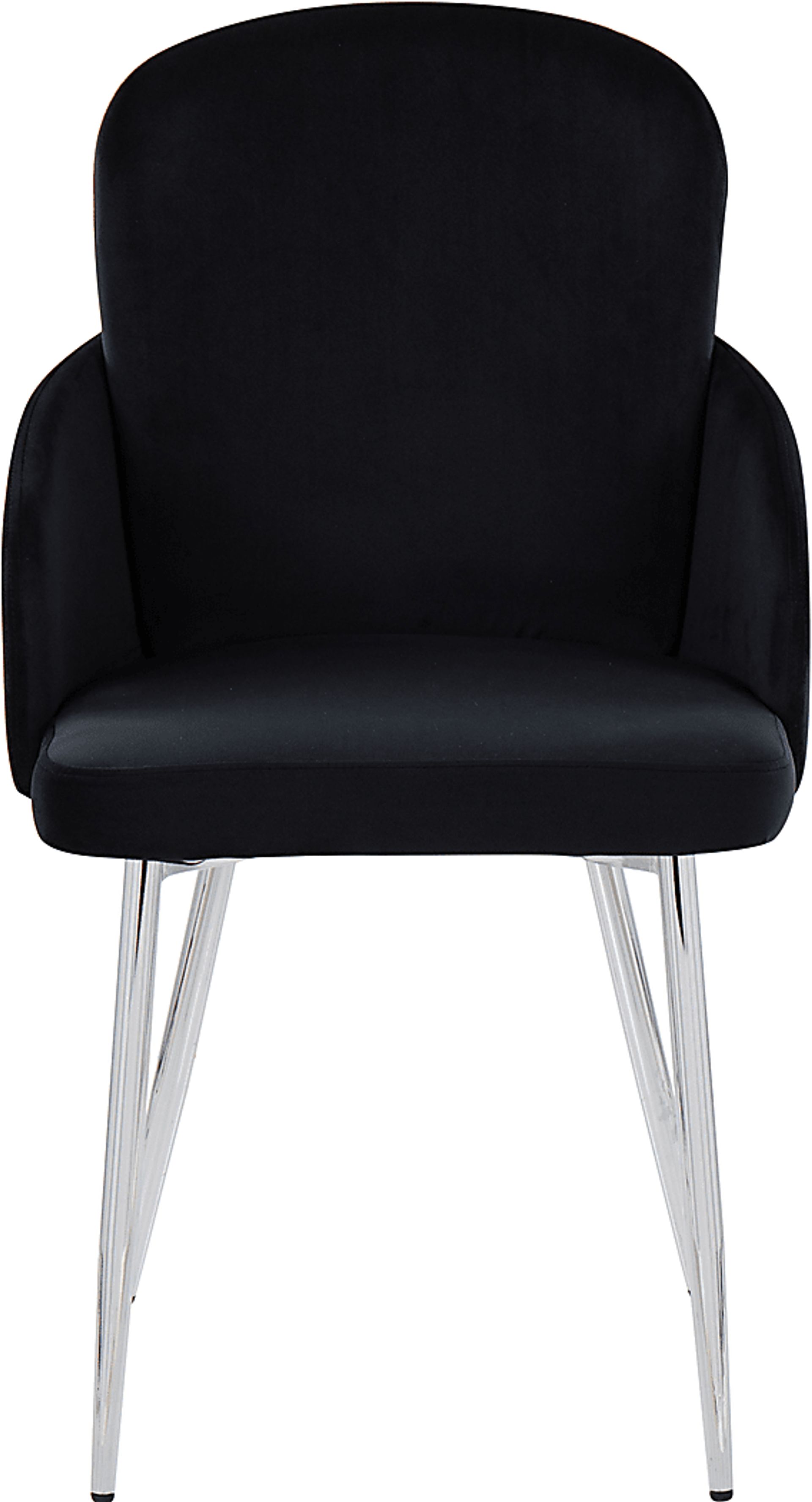 Maglista III Black Velvet Dining Chair Set of 2 - Image 6