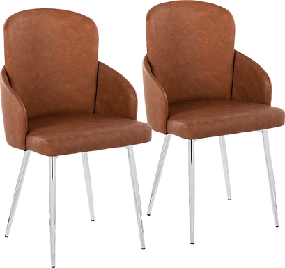 Maglista III Camel Dining Chair Set of 2
