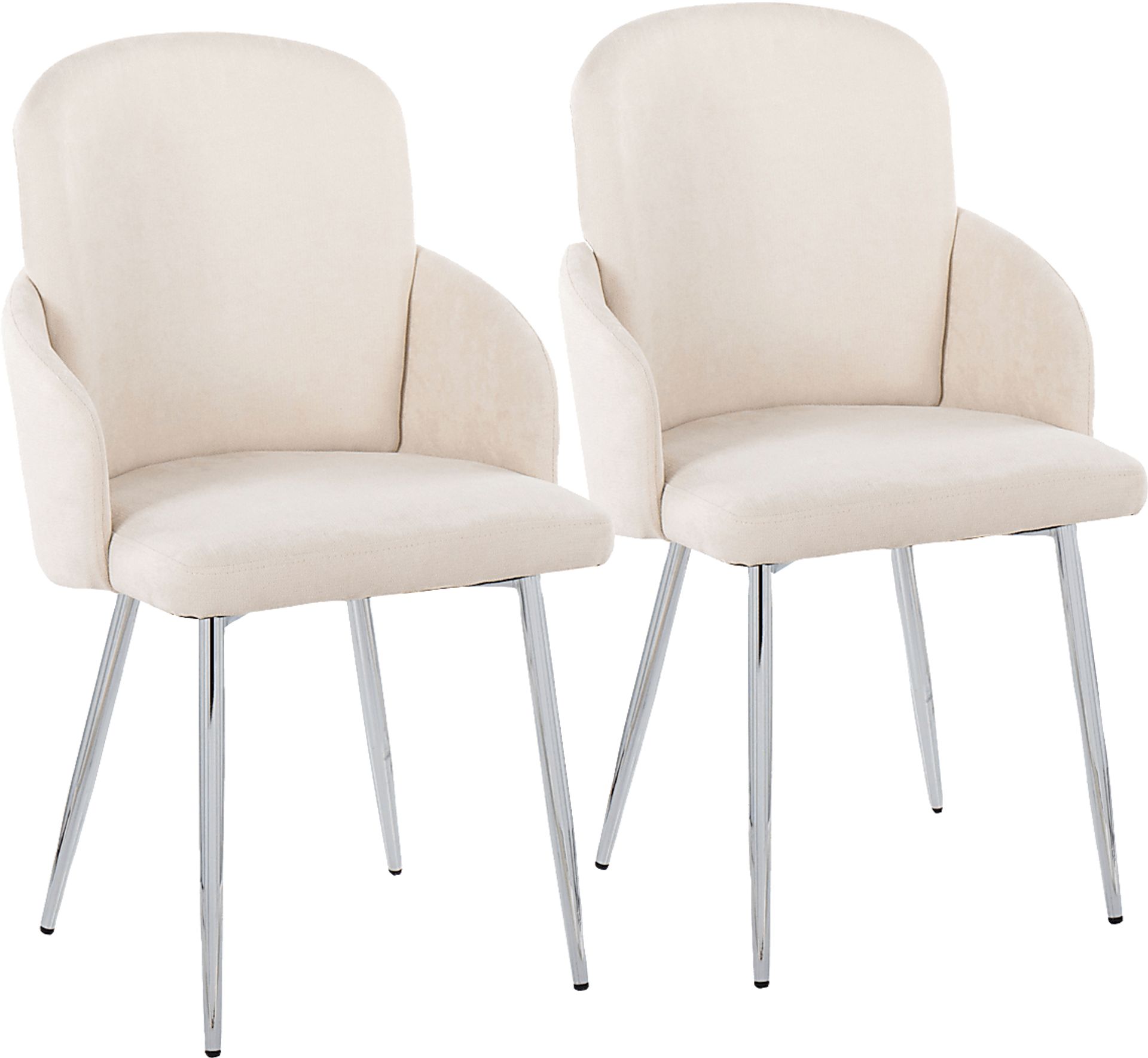 Maglista III Cream Dining Chair Set of 2 - Image 1