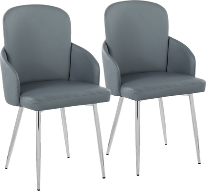 Maglista III Gray Dining Chair Set of 2