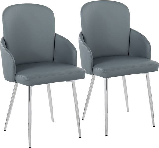 Maglista III Gray Dining Chair Set of 2 - Thumbnail - Image 1