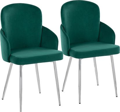 Maglista III Green Dining Chair Set of 2