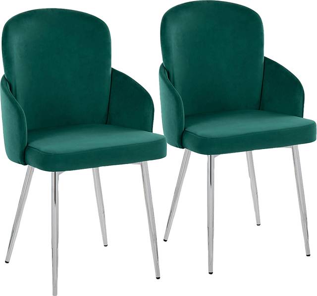 Maglista III Green Dining Chair Set of 2 - Thumbnail - Image 1