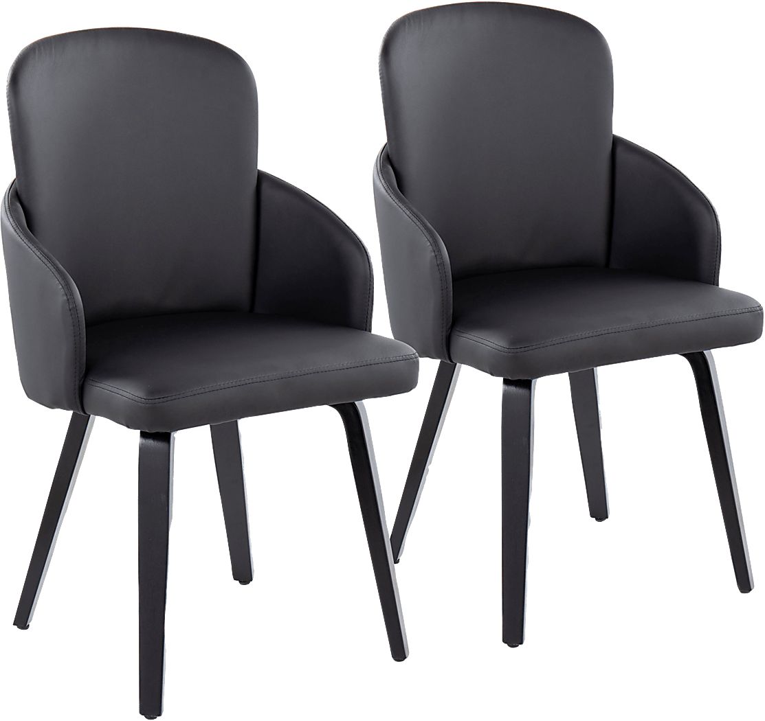 Maglista IV Black Dining Chair Set of 2
