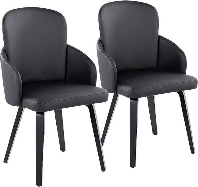 Maglista IV Black Dining Chair Set of 2 - Thumbnail - Image 1
