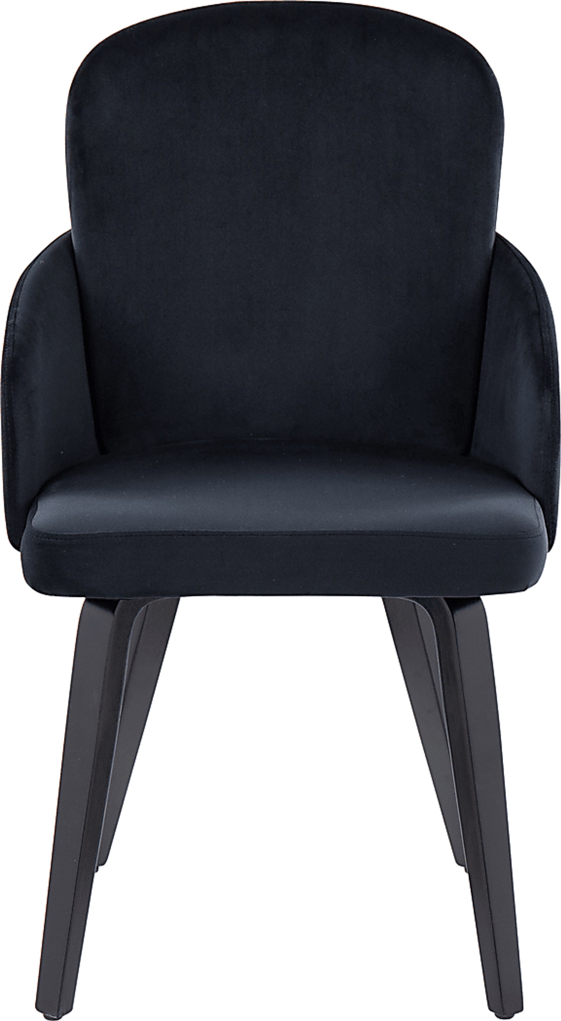 Maglista IV Black Velvet Dining Chair Set of 2 - Image 4