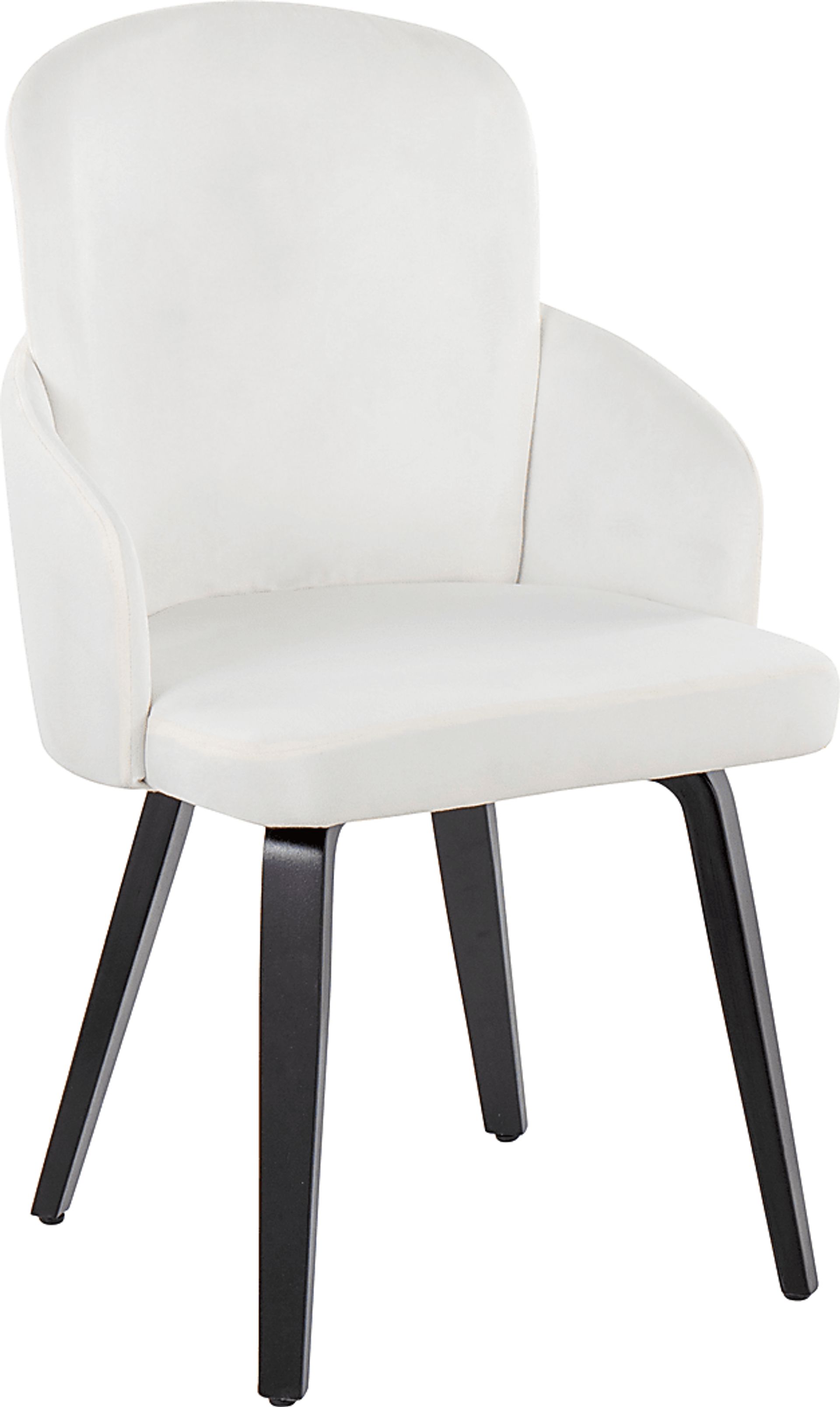 Maglista IV Cream Velvet Dining Chair Set of 2 - Image 2
