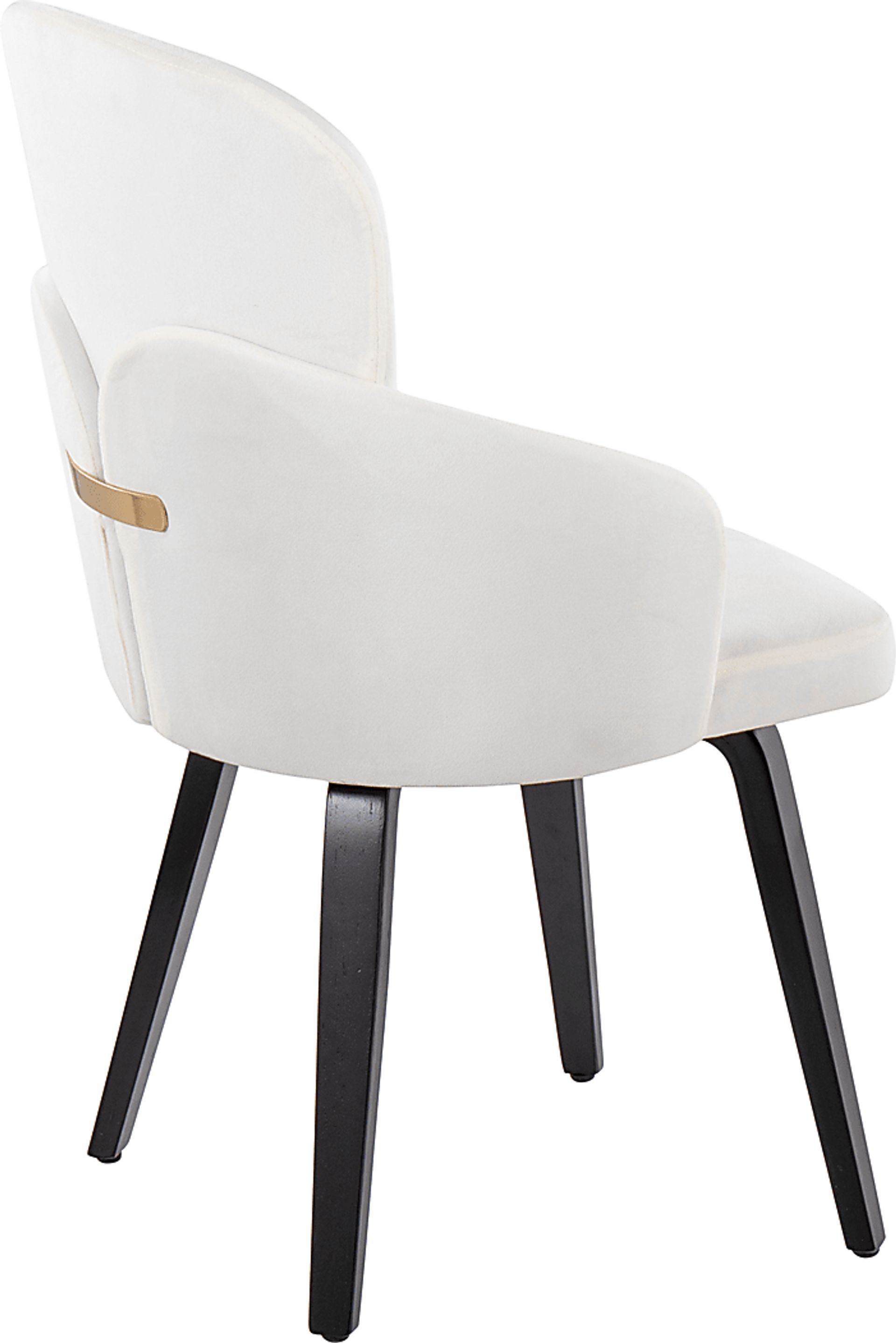 Maglista IV Cream Velvet Dining Chair Set of 2 - Image 3