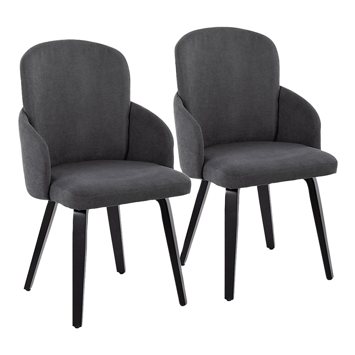Maglista IV Dark Gray Dining Chair Set of 2