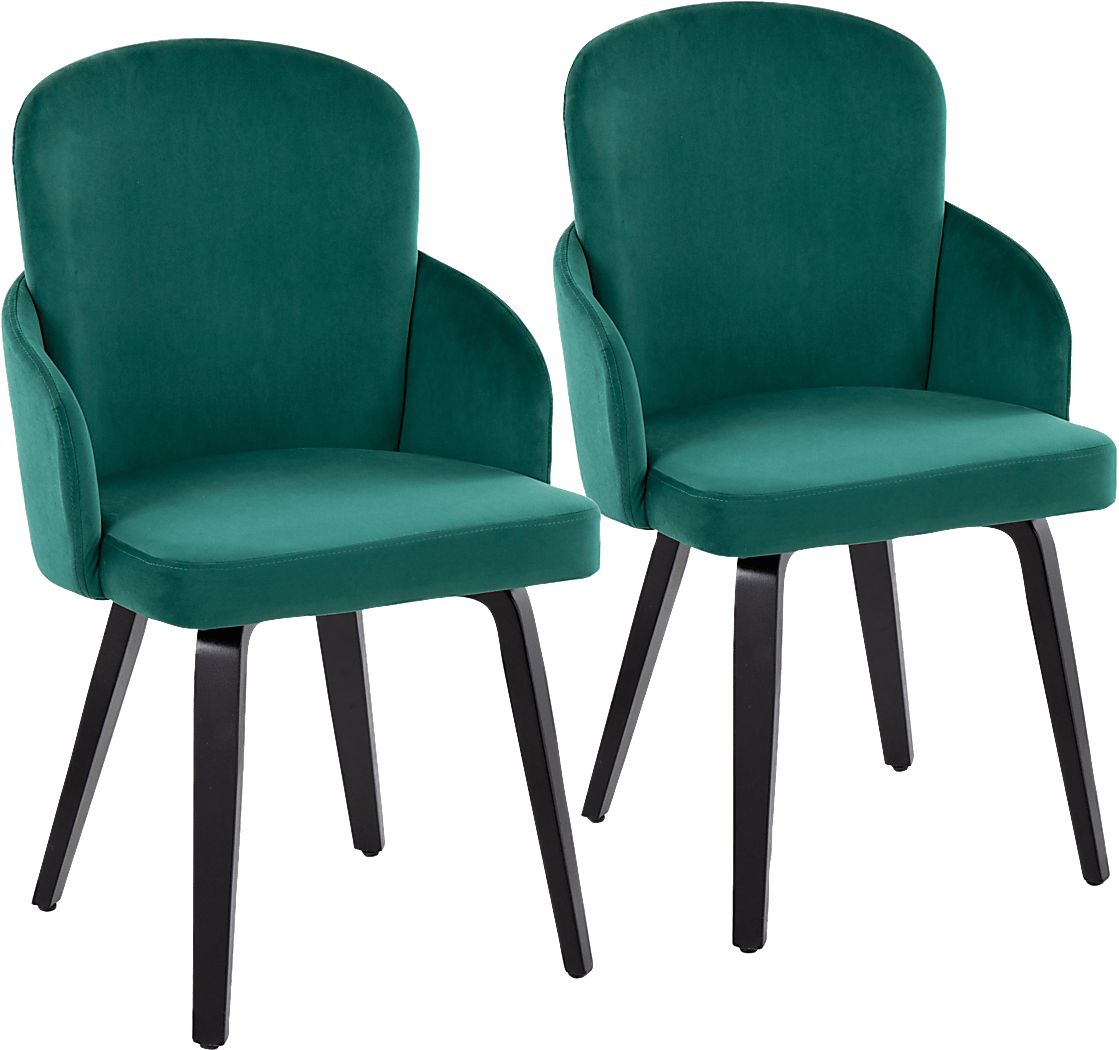 Maglista IV Green Dining Chair Set of 2 Rooms To Go