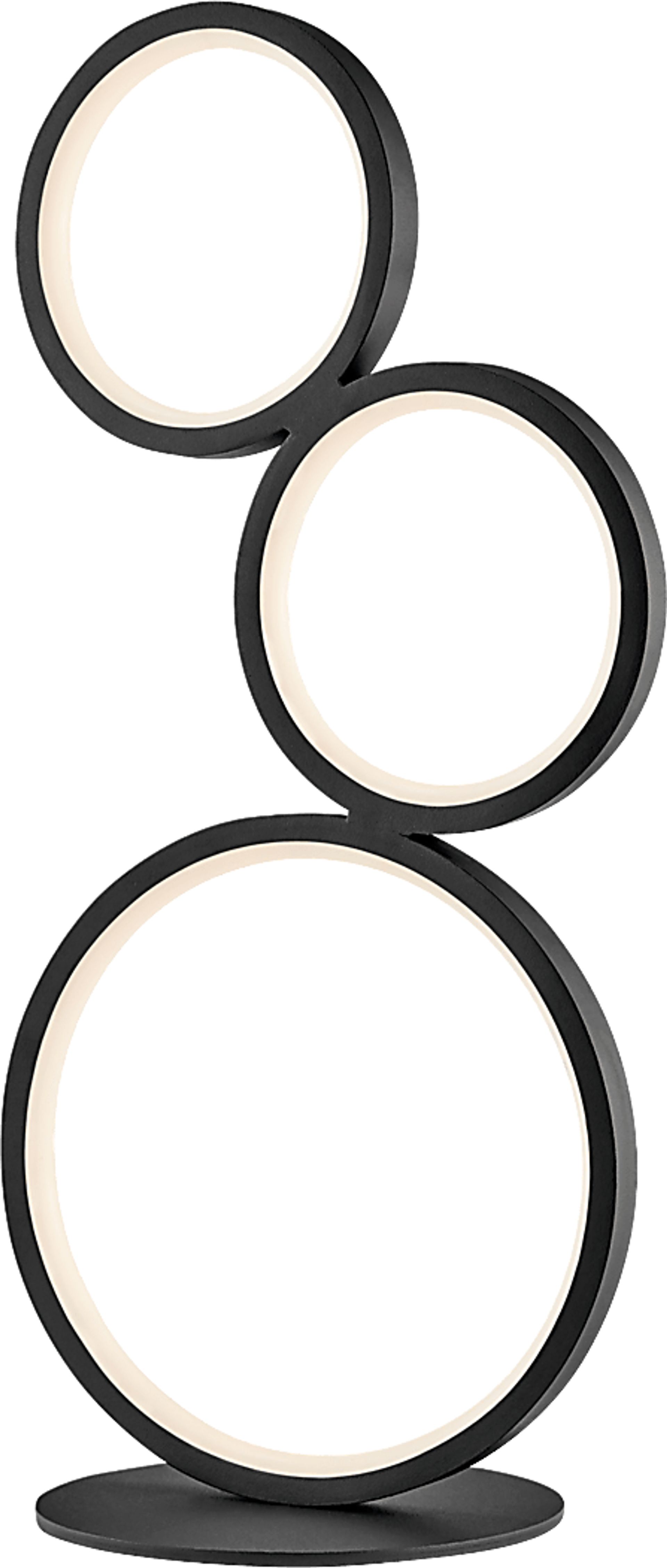 Magna Circle Black Lamp - Image 1