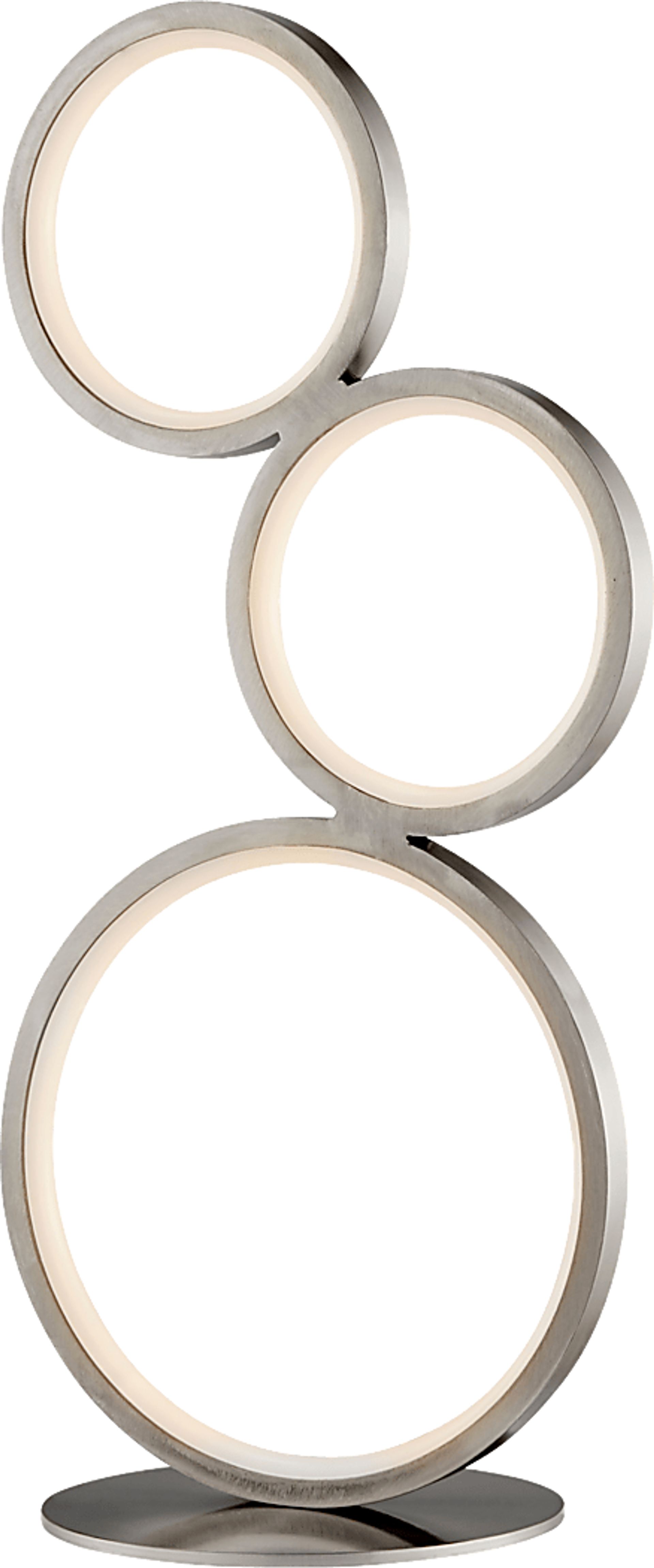 Magna Circle Nickel Lamp - Image 1