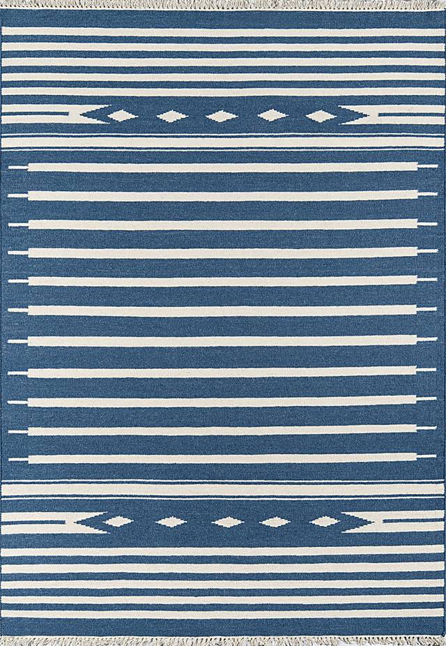 Magnolia Ridge Blue 3'6 x 5'6 Rug - Thumbnail - Image 1
