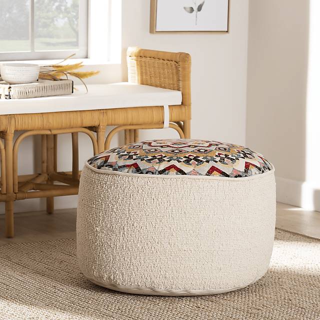 Magoun Cream Pouf - Thumbnail - Image 2