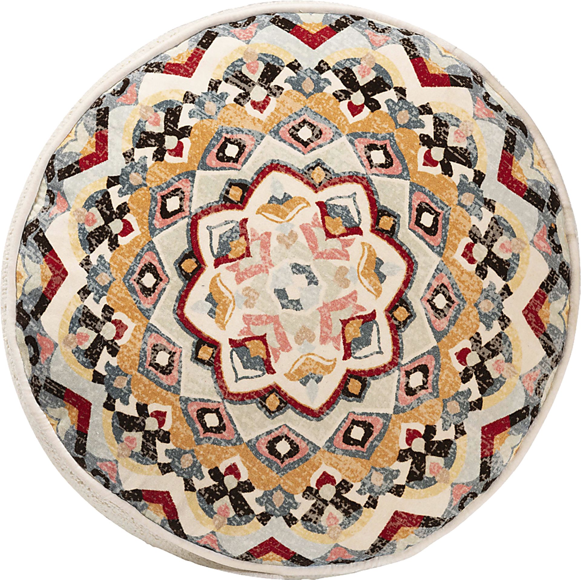 Magoun Cream Pouf - Image 4