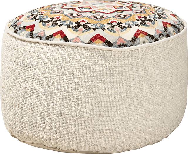 Magoun Cream Pouf - Thumbnail - Image 1