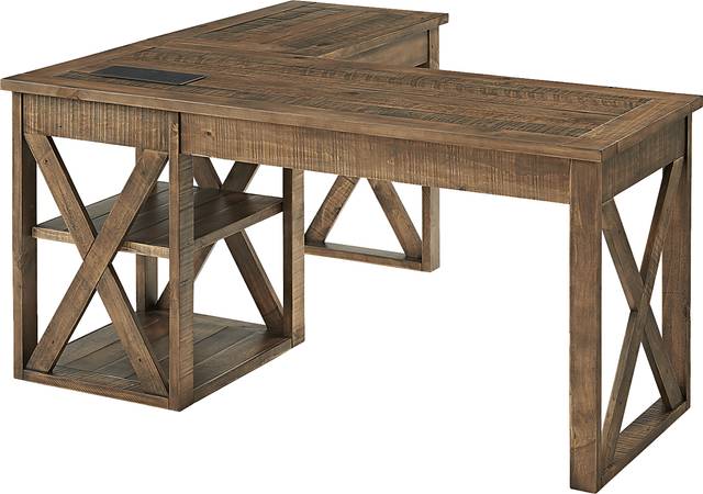 Magowan Brown Desk - Thumbnail - Image 2