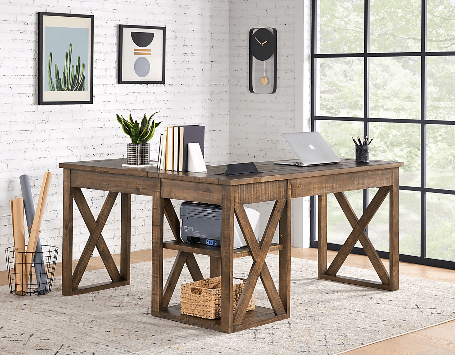 Magowan Brown Desk - Image 9
