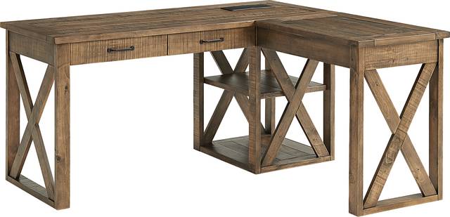 Magowan Brown Desk - Thumbnail - Image 1
