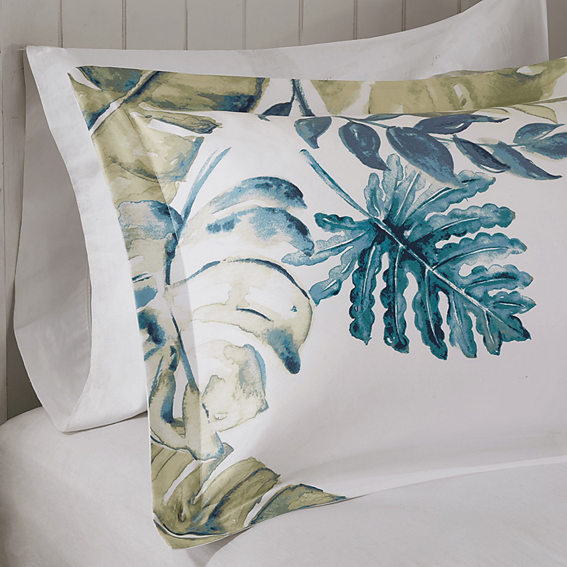 Magoword White Green 5 Pc King Duvet Set - Image 3