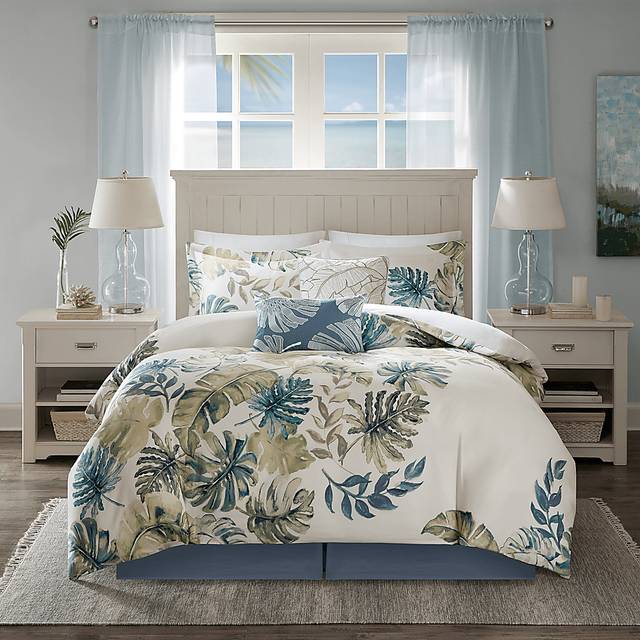 Magoword White Green 6 Pc California King Comforter Set - Thumbnail - Image 2