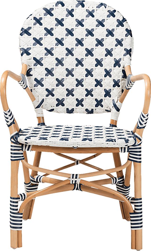 Magritte Blue Arm Chair - Thumbnail - Image 4