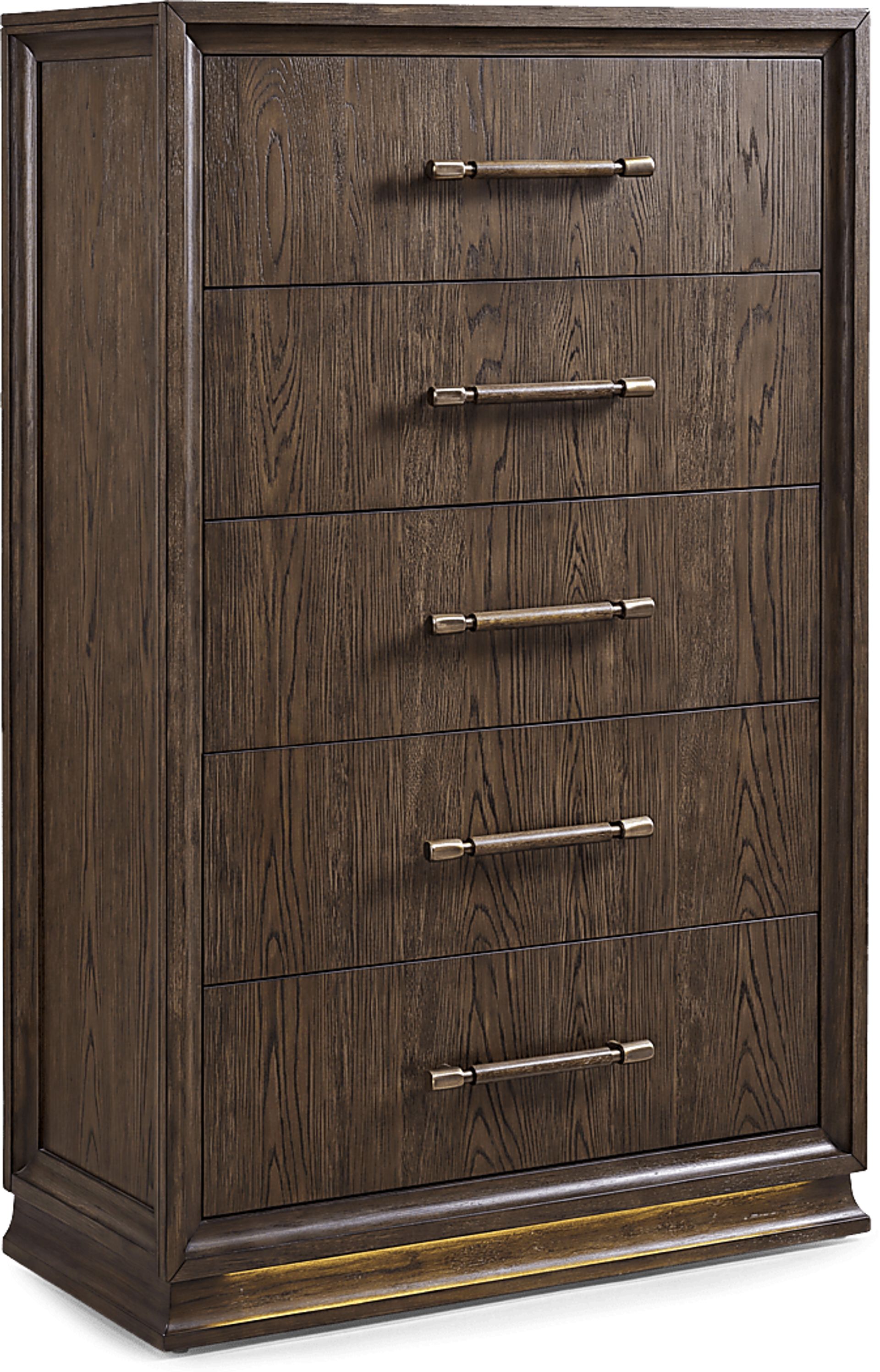 Maguire Brown 5 Pc Queen Upholstered Bedroom - Image 8
