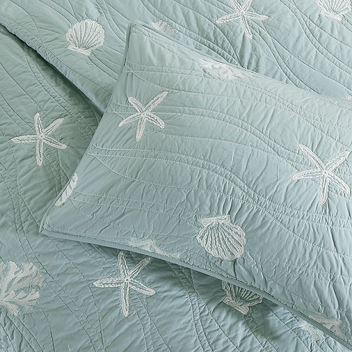 Embroidered Lounge Set-Seafoam main image 0
